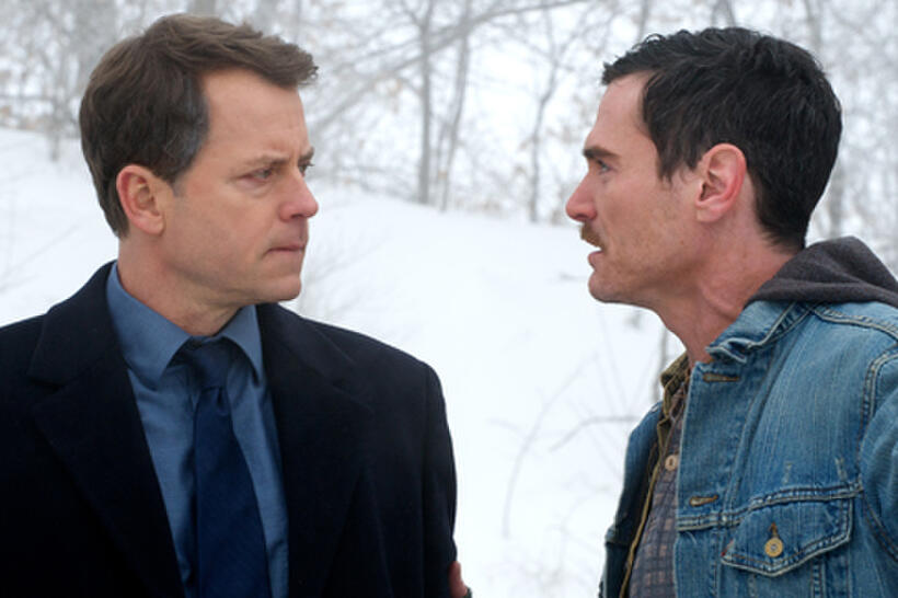 Greg Kinnear as Mickey Prohaska and Billy Crudup as Randy in ``Thin Ice.''