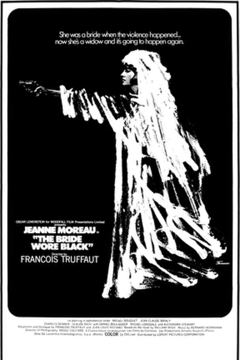 Poster art for "The Bride Wore Black."