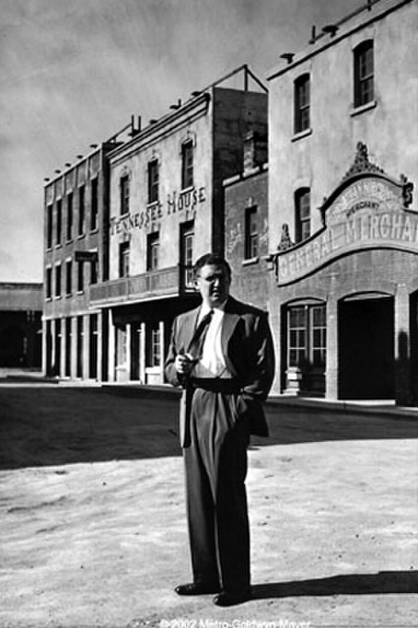 On the set of ``Gone with the Wind.''