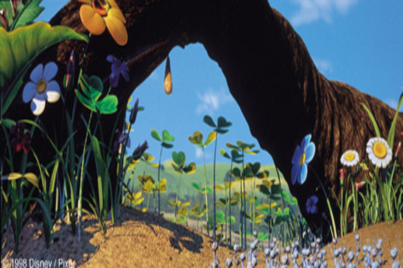 A scene from "A Bug's Life."