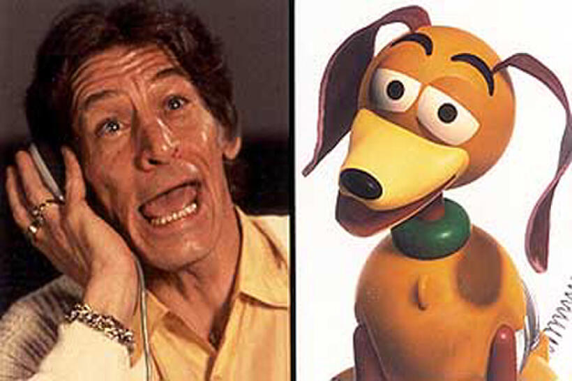 Jim Varney as the voice of Slinky Dog in Disney's Toy Story 2