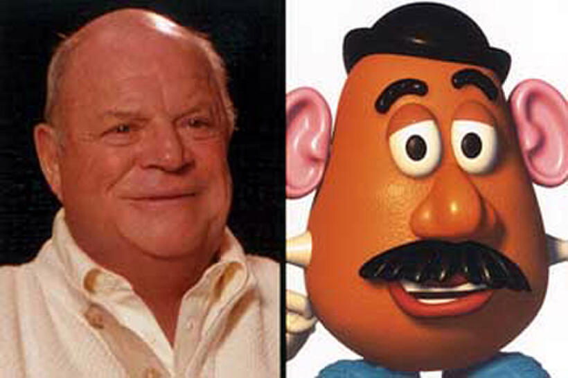 Don Rickles as the voice of Mr. Potato Head in Disney's Toy Story 2