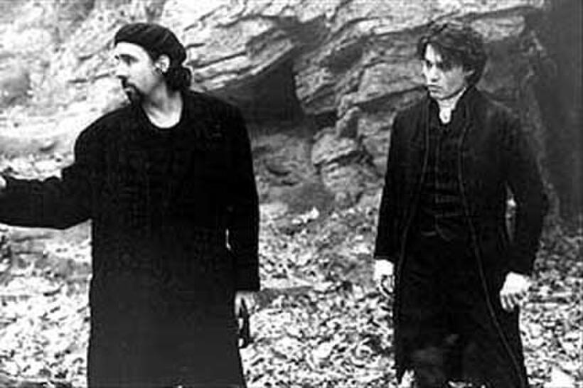 On the set of ``Sleepy Hollow.''