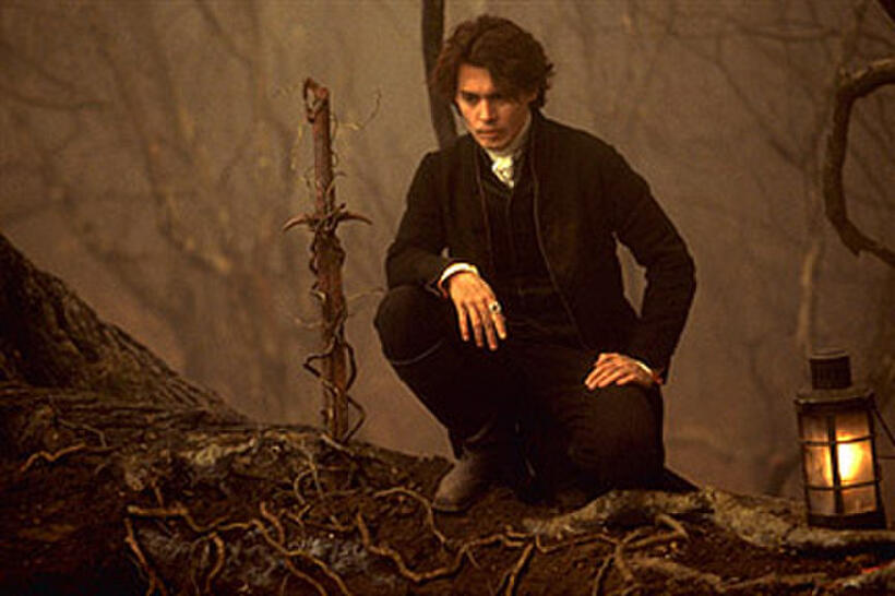 Johnny Depp as Ichabod Crane in ``Sleepy Hollow.''