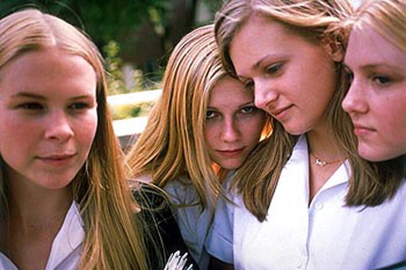 Leslie Hayman stars as Therese Lisbon, Kirsten Dunst stars as Lux Lisbon, A.J. Cook stars as Mary Lisbon, and Chelse Swain stars as Bonnie Lisbon