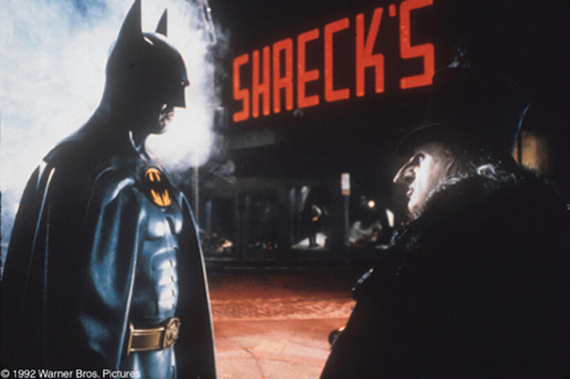 A scene from the film "Batman Returns."
