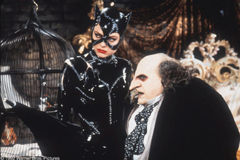 A scene from the film "Batman Returns."