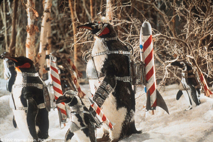 A scene from the film "Batman Returns."