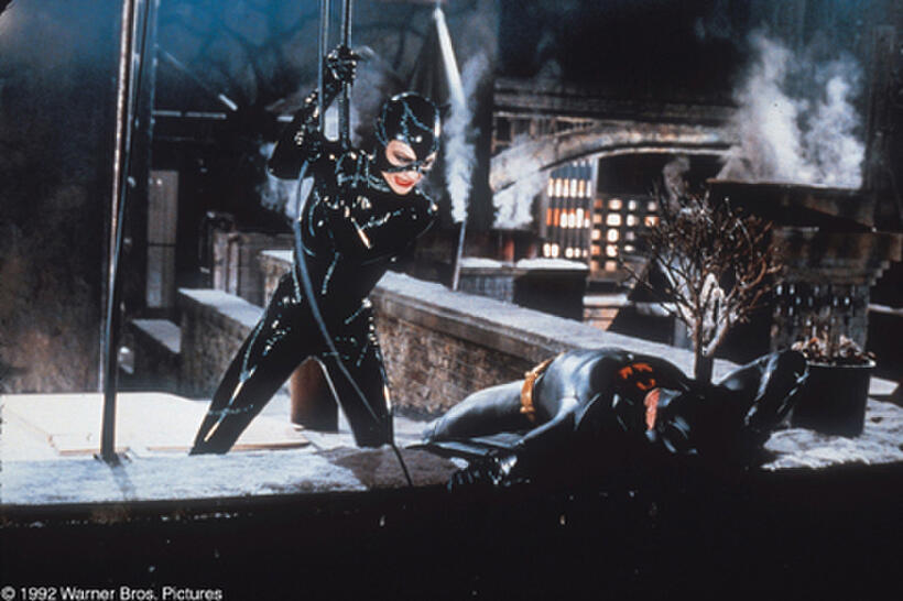 A scene from the film "Batman Returns."