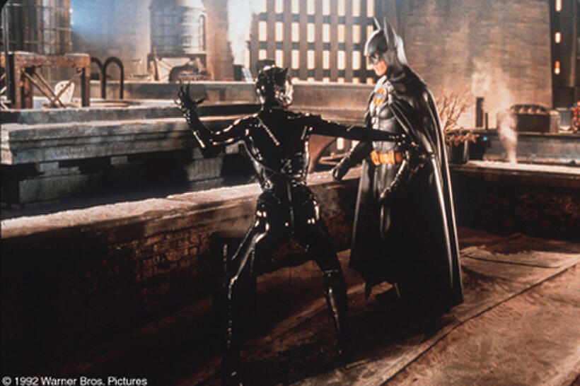 A scene from the film "Batman Returns."