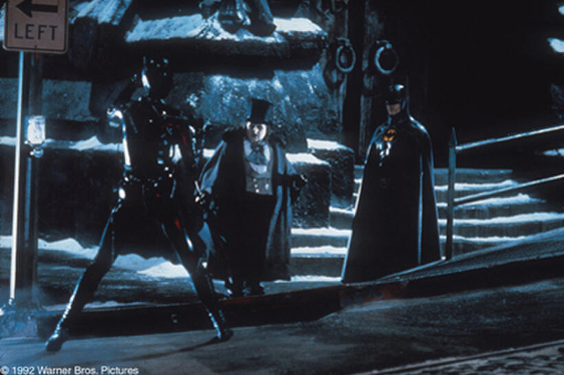 A scene from the film "Batman Returns."