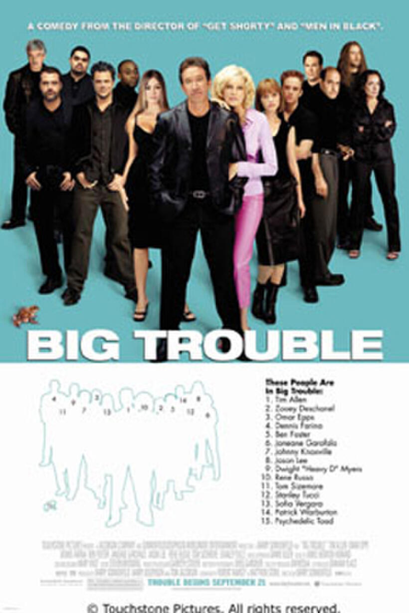 Poster art for "Big Trouble."