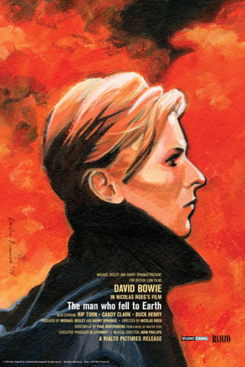 Poster art for "The Man Who Fell to Earth."