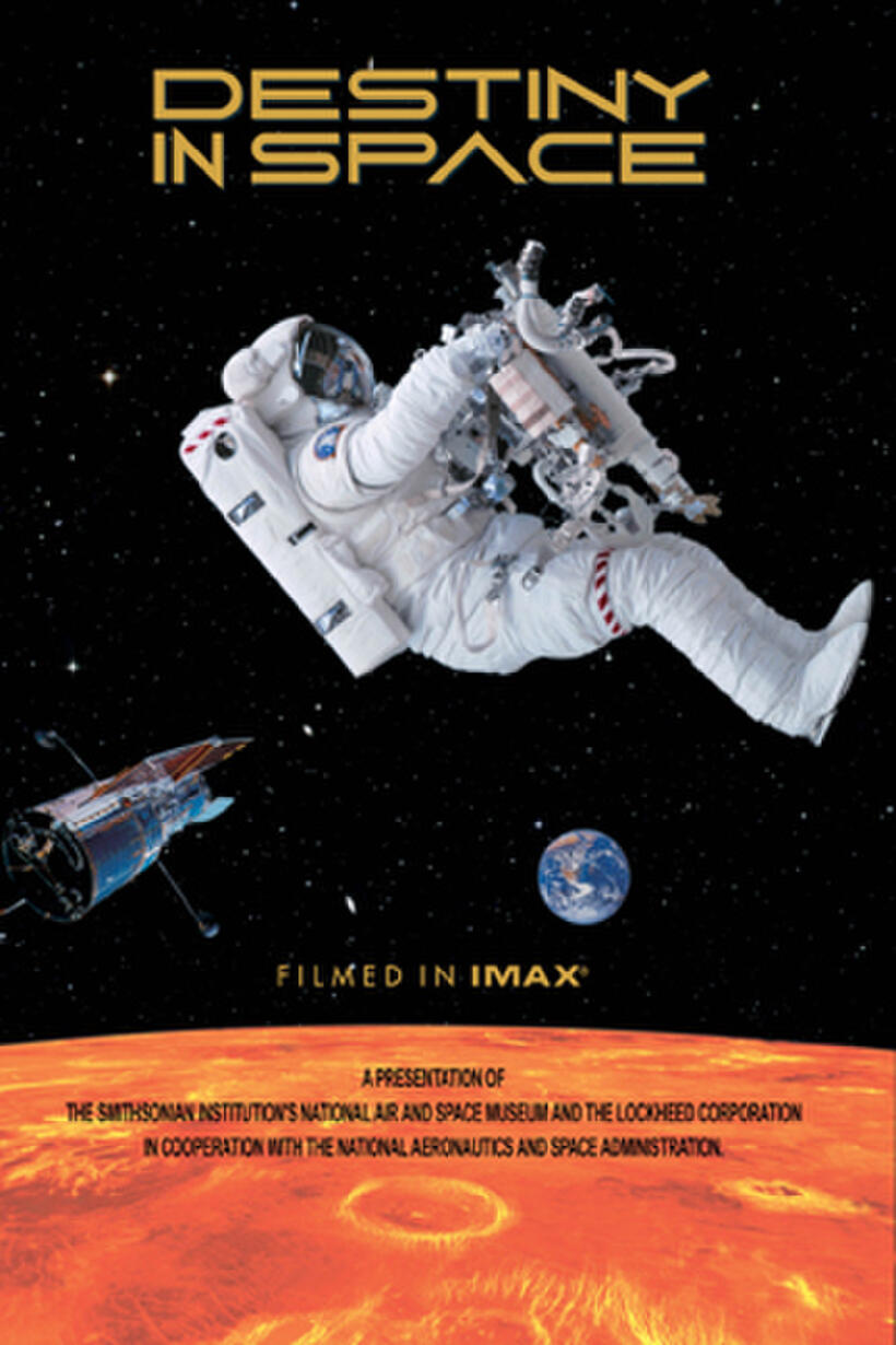 Poster art for "Destiny in Space."