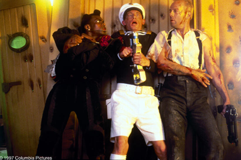 A scene from the film "The Fifth Element."