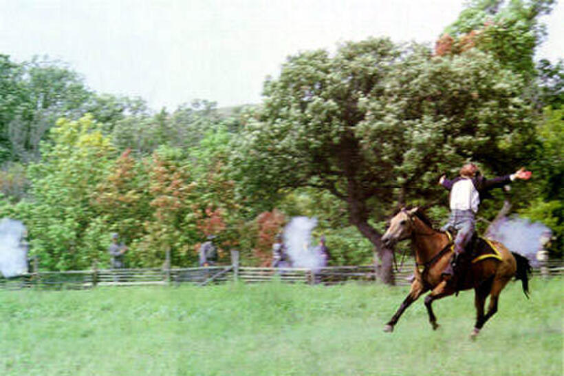 A scene from the film "Dances With Wolves."