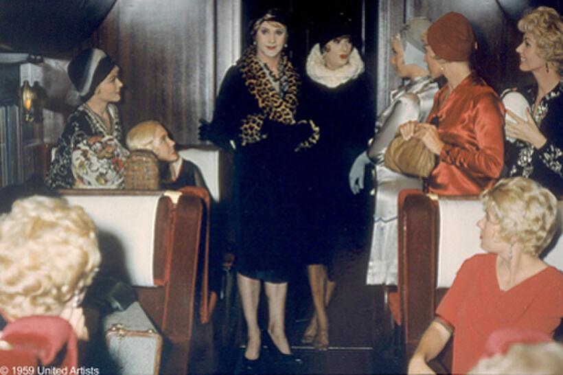 A scene from the film "Some Like It Hot."