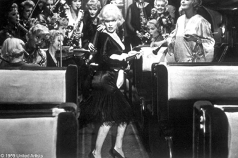 A scene from the film "Some Like It Hot."
