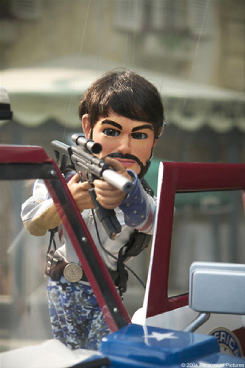 A scene from "Team America: World Police'"