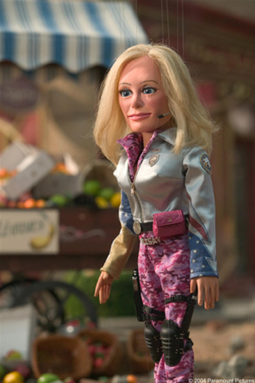 A scene from "Team America: World Police'"