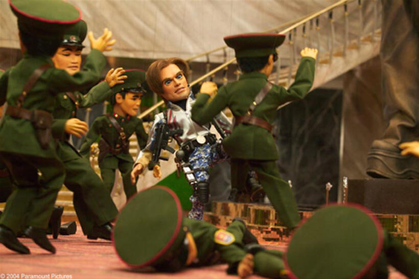 A scene from "Team America: World Police'"
