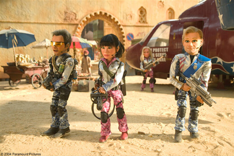 A scene from "Team America: World Police'"
