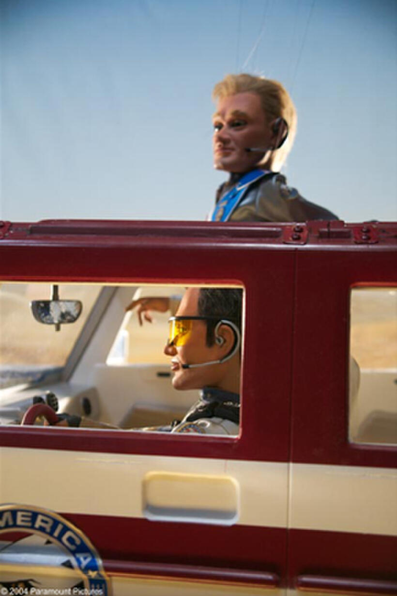 A scene from "Team America: World Police'"