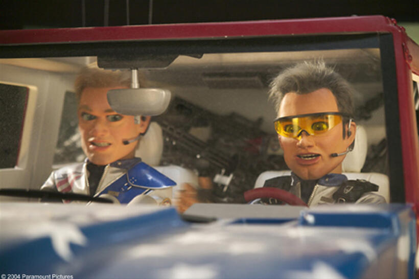 A scene from "Team America: World Police'"