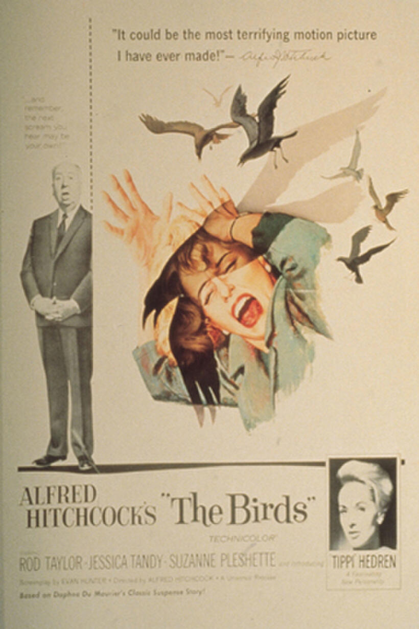 Poster art for "The Birds."