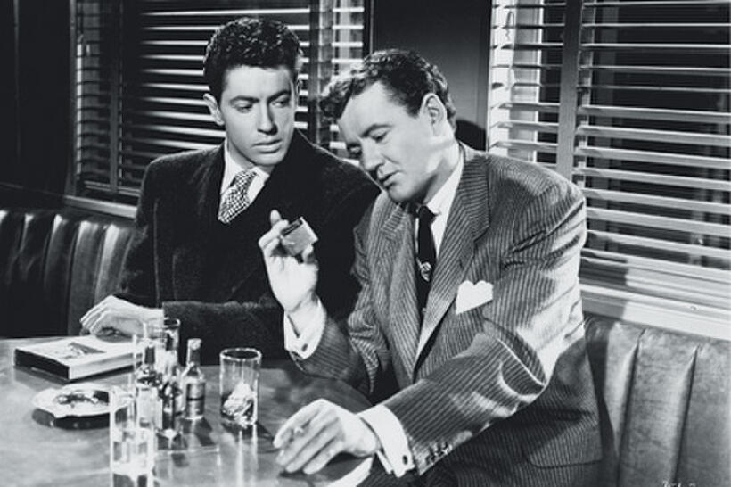 A scene from ``Strangers on a Train.''