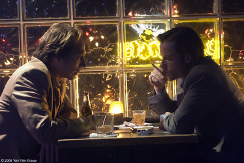 Guy Pearce and William Fichtner in "First Snow."