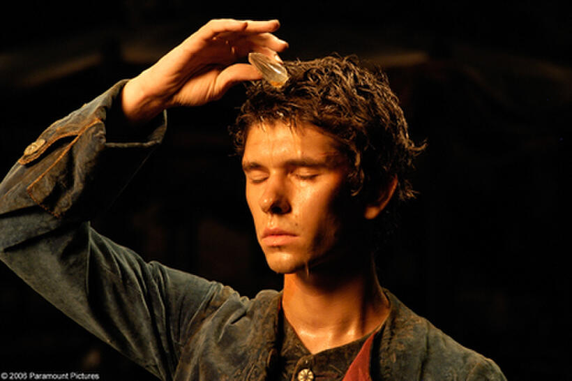 Jean-Baptiste Grenouille (Ben Whishaw) annoints himself with a scent of a woman in "Perfume: The Story of a Murderer."