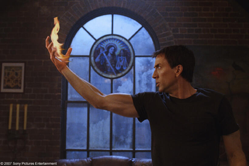 Nicolas Cage in "Ghost Rider."