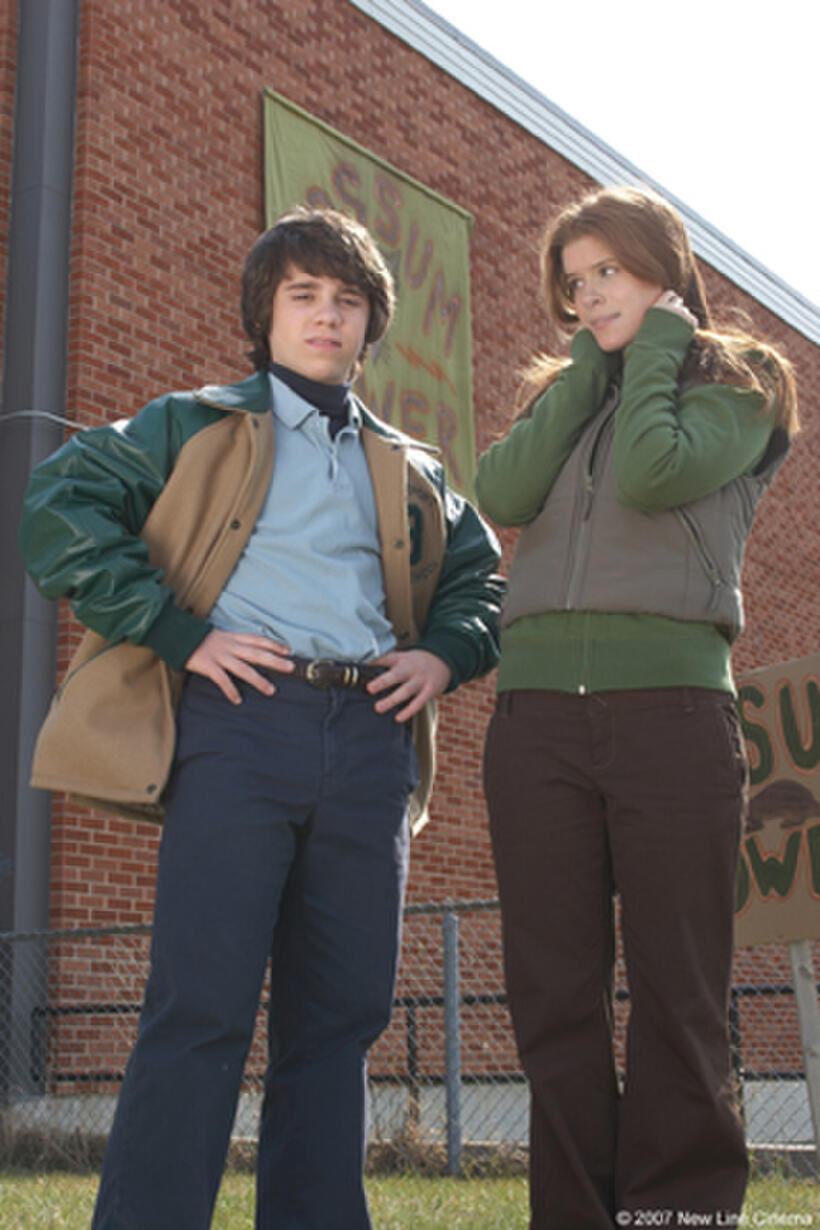 Ryan Pinkston and Kate Mara in "Full of It."