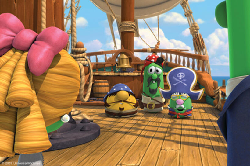 A scene from "The Pirates Who Don't Do Anything: A VeggieTales Movie."
