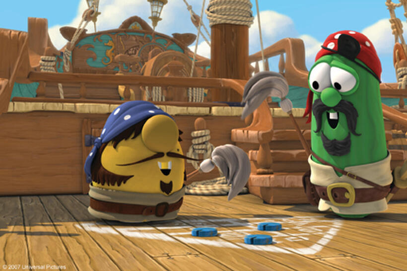 A scene from "The Pirates Who Don't Do Anything: A VeggieTales Movie."