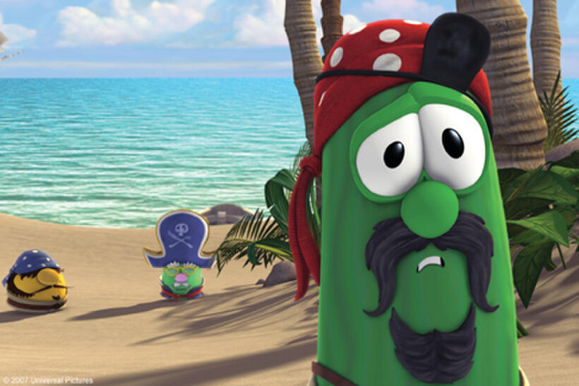 A scene from "The Pirates Who Don't Do Anything: A VeggieTales Movie."