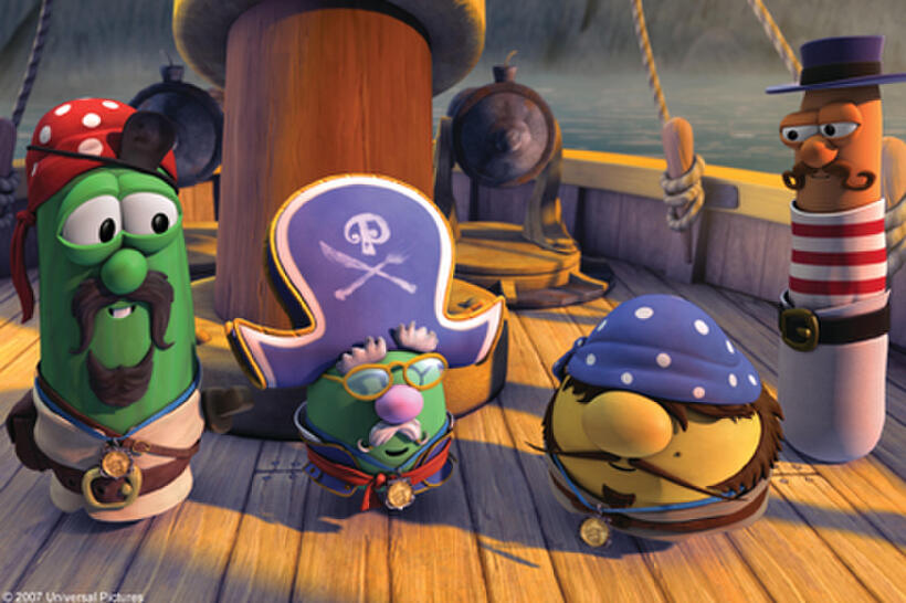 A scene from "The Pirates Who Don't Do Anything: A VeggieTales Movie."