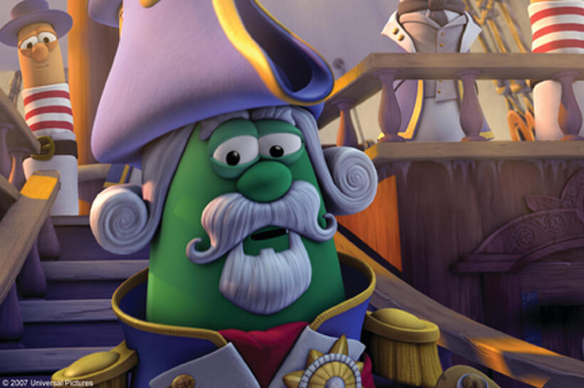 A scene from "The Pirates Who Don't Do Anything: A VeggieTales Movie."