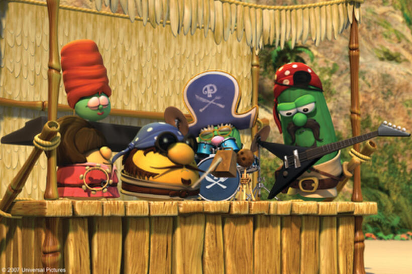 A scene from "The Pirates Who Don't Do Anything: A VeggieTales Movie."