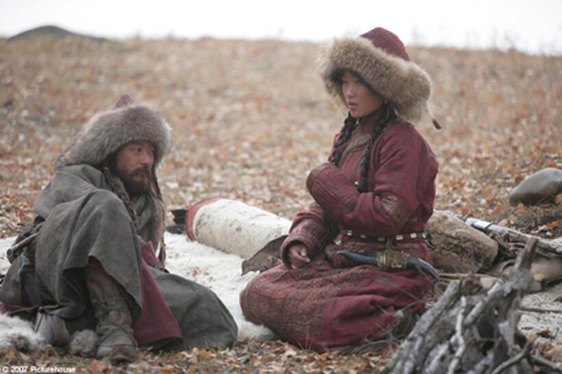 A scene from the film "Mongol."