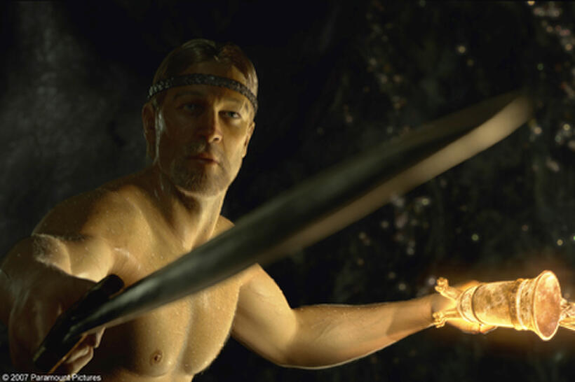 Ray Winstone in "Beowulf."