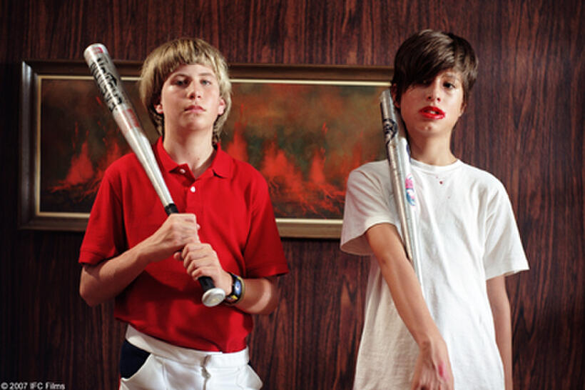 Max Paradise as Joey and Malcolm Stumpf as Logan in "Wild Tigers I Have Known."