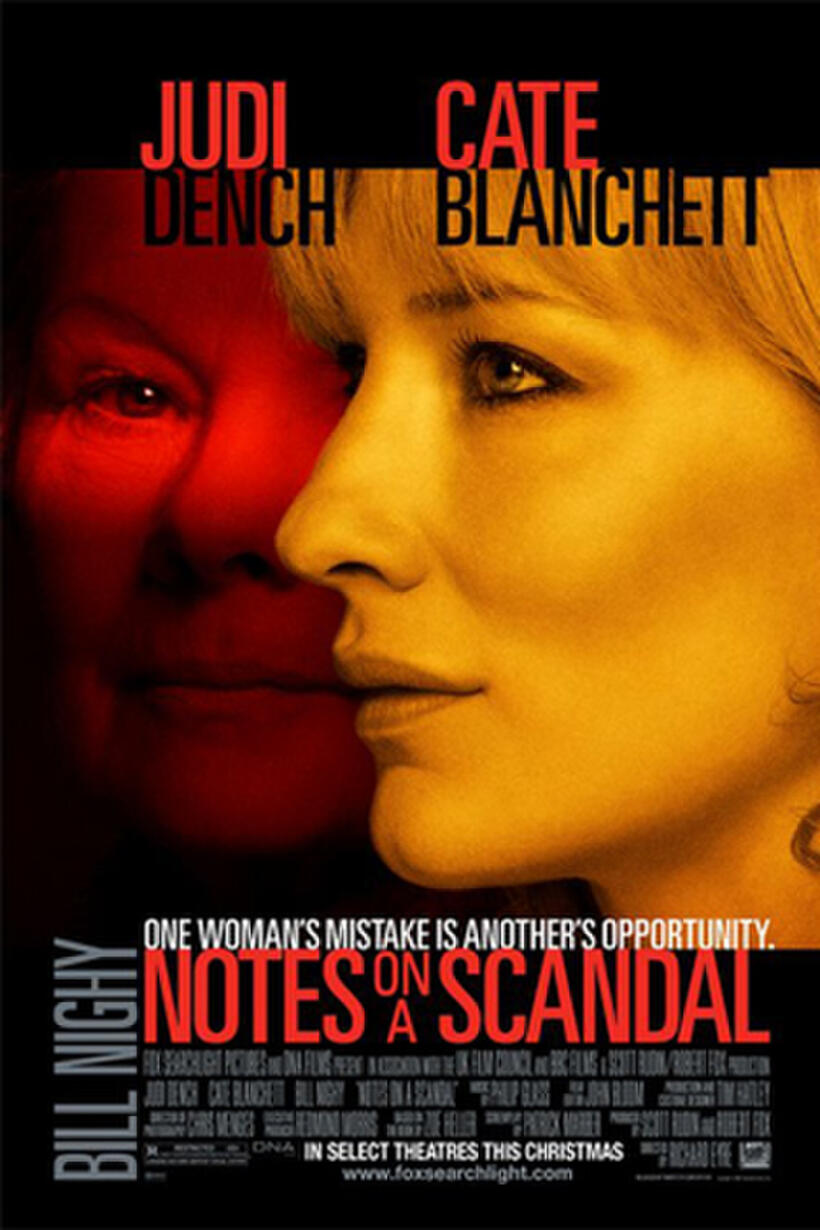 Poster art for "Notes on a Scandal."