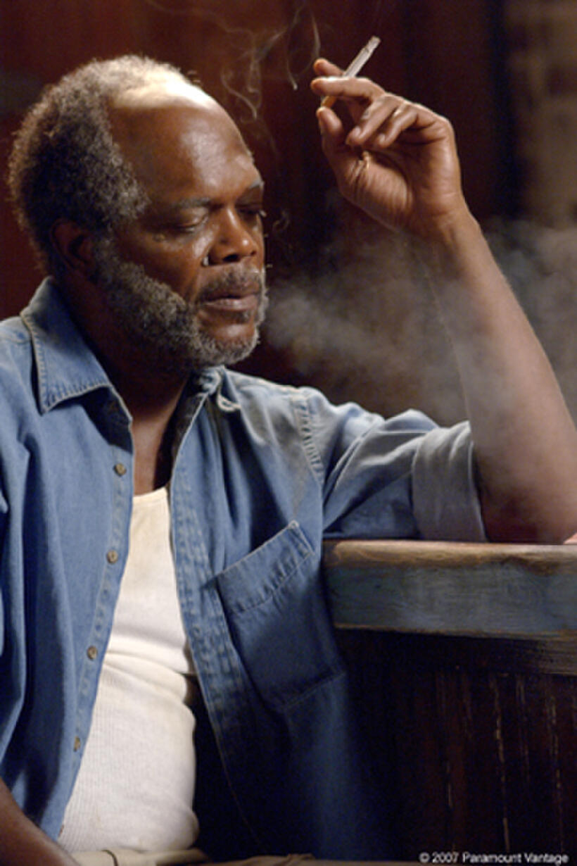 Samuel L. Jackson as Lazarus in "Black Snake Moan."