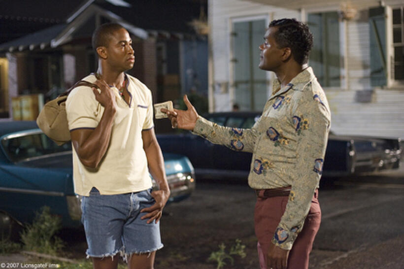 Drug dealer Franklin (Gary Anthony Sturgis), right, in "Pride."