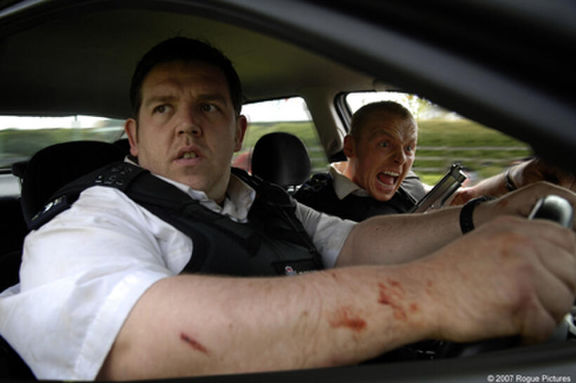 Nick Frost and Simon Pegg in "Hot Fuzz."