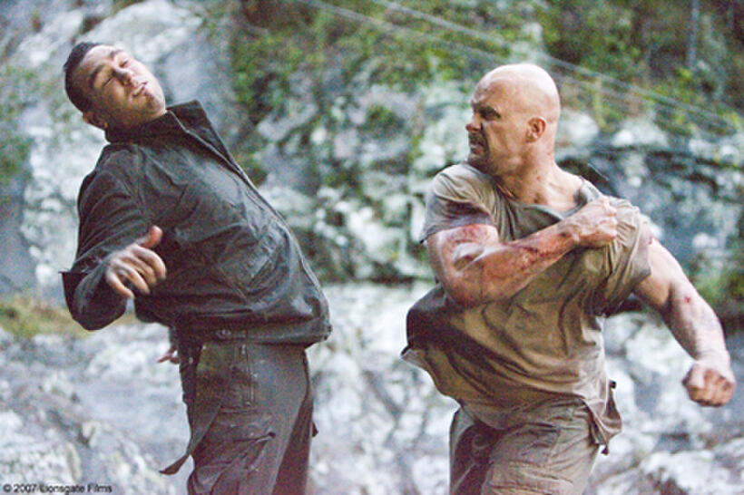 Vinnie Jones and Steve Austin in "The Condemned."