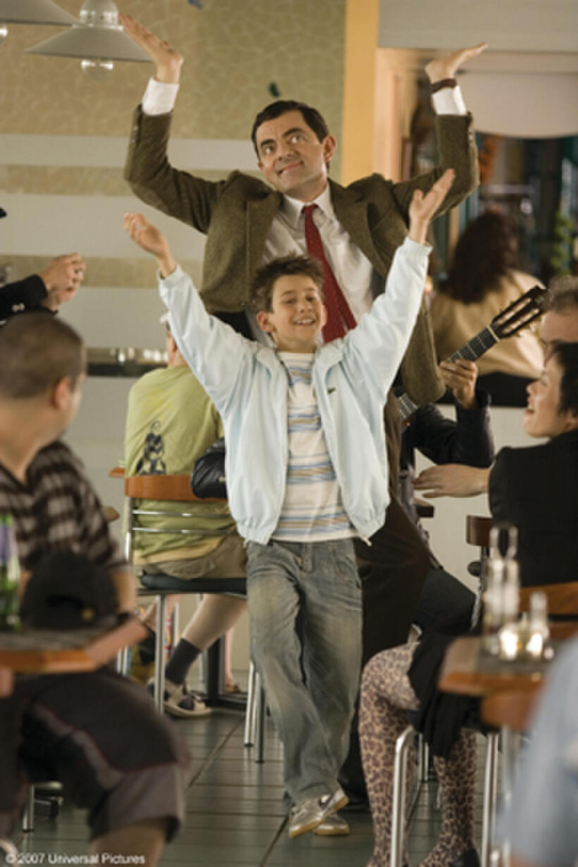 Rowan Atkinson and Max Baldry in "Mr. Bean's Holiday."