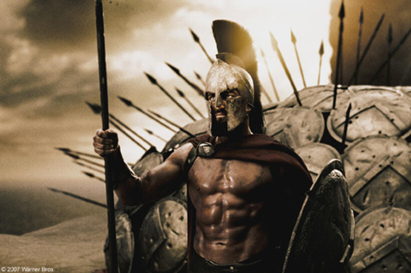 Gerard Butler in "300."
